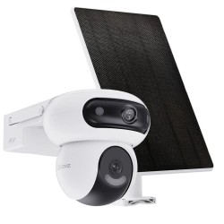 EZVIZ CS-HB90/SP lauko akumuliatorinė dviguba kamera (2x4MP, 10400mAh, Su saulės panele)