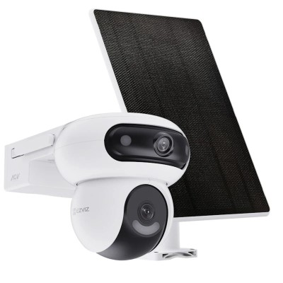 EZVIZ CS-HB90/SP lauko akumuliatorinė dviguba kamera (2x4MP, 10400mAh, Su saulės panele) EZVIZ CS-HB90/SP lauko akumuliatorinė dviguba kamera (2x4MP, 10400mAh, Su saulės panele)