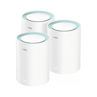 Wi-Fi Mesh sistema Cudy M1300 (3 vnt.) Wi-Fi Mesh sistema Cudy M1300 (3 vnt.)