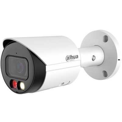 Dahua Bullet IPC-HFW2449S-S-IL-0280B F2.8 (Balta, 4MP, ~95°, IR+LED 30m, IP67, PoE) Dahua Bullet IPC-HFW2449S-S-IL-0280B F2.8 (Balta, 4MP, ~95°, IR+LED 30m, IP67, PoE)