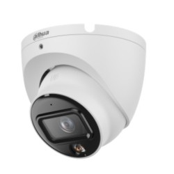 Dahua Dome IPC-HDW1639T-A-IL-0280B-S6 F2.8 (Balta, 6MP, ~110°, IR+balta šviesa 30m, IP67) Dahua Dome IPC-HDW1639T-A-IL-0280B-S6 F2.8 (Balta, 6MP, ~110°, IR+balta šviesa 30m, IP67)