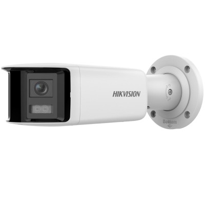 Hikvision bullet DS-2CD2T46G2P-ISU/SL(C) (balta, 4 MP, 40 m. IR, AcuSense, panoraminė 180°) Hikvision bullet DS-2CD2T46G2P-ISU/SL(C) (balta, 4 MP, 40 m. IR, AcuSense, panoraminė 180°)