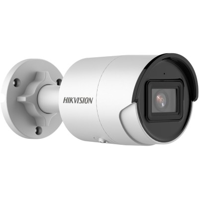 Hikvision bullet DS-2CD2083G2-IU F2.8 (balta, 8 MP, 40 m. IR, AcuSense)