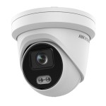 Hikvision dome DS-2CD2347G2H-LIUeF F2.8 (balta, 4 MP, 30 m. IR; 30 LED, Hybrid Light)