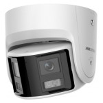 Hikvision dome DS-2CD2347G2P-LSU/SL(C) F2.8 (balta, 4 MP, 30 m. LED; ColorVu, panoraminė 180°)