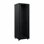 19'' pastatoma komutacinė spinta A2-6618B (18U, 600x600x901mm, IP20, iki 1000kg, juoda)