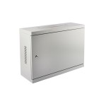 Komutacinė spinta 19'' pakabinama 3U 540x400x180 (balta, metalo durys)