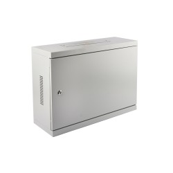 Komutacinė spinta 19'' pakabinama 3U 540x400x180 (balta, metalo durys)