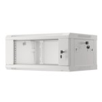 Komutacinė spinta 10'' pakabinama 6U 300x300x399mm (pilka, nesurinkta, IP20) ASP-3306
