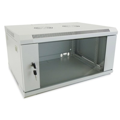 Komutacinė spinta 19'' pakabinama 9U 600x600x501mm (pilka, surinkta, IP20) AWM2-6609