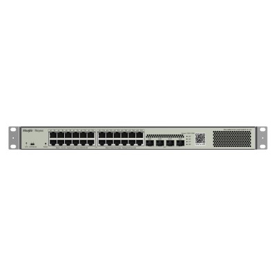 28 prievadų komutatorius Ruijie Reyee RG-NBS3100-24GT4SFP-P-V2 (Valdomas, Layer 2, 24 x PoE+) 28 prievadų komutatorius Ruijie Reyee RG-NBS3100-24GT4SFP-P-V2 (Valdomas, Layer 2, 24 x PoE+)