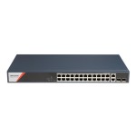 26 prievadų, 24 PoE prievadų komutatorius Hikvision DS-3E1528HP-SI-24P2T2F