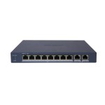 10 prievadų, 8 PoE komutatorius Hikvision DS-3E1510P-EI/M(B)