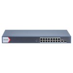 18 prievadų, 16 PoE prievadų komutatorius Hikvision DS-3E1518P-EI/M