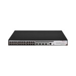 28 prievadų, 24 PoE prievadų komutatorius Hikvision DS-3E2528P-H (valdomas L2, 4xSFP, 370W)