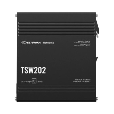 8 prievadų pramoninis komutatorius TELTONIKA TSW202000000 (PoE)