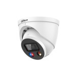 IP kamera Dahua Dome IPC-HDW3549H-AS-PV 2.8mm (Juoda, 5MP, 97°, IR LED 50m, LED apšvietimas)