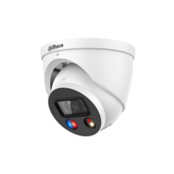 IP kamera Dahua Dome IPC-HDW3549H-AS-PV 2.8mm (Juoda, 5MP, 97°, IR LED 50m, LED apšvietimas)