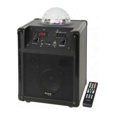 Įkraunama garso kolonėlė su RGB šviesos efektu, 60W, 4.5" KUBE60-BK Įkraunama garso kolonėlė su RGB šviesos efektu, 60W, 4.5" KUBE60-BK