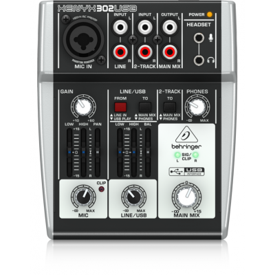 Mikšerinis pultas Behringer XENYX-302USB Mikšerinis pultas Behringer XENYX-302USB