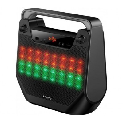 Nešiojama garso sistema su baterija - Bluetooth/USB/SD + LED šviesos efektas FREESOUND40 juoda Nešiojama garso sistema su baterija - Bluetooth/USB/SD + LED šviesos efektas FREESOUND40 juoda