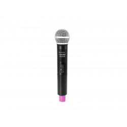 Radio mikrofonas OMNITRONIC UHF-100 Handheld Microphone 823.5MHz (pink)