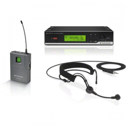 Sennheiser XSw 52-B XS bevielė mikrofono sistema su vokaliniu mikrofonu dedamu ant galvos (614–638MHz) 