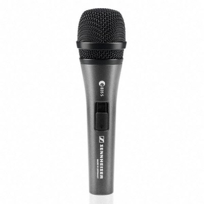 Sennheiser E 835-S kardioidinis dinaminis mikrofonas su jungikliu Sennheiser E 835-S kardioidinis dinaminis mikrofonas su jungikliu