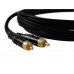 SOMMER CABLE RCA cable 2x2 3m bk Hicon