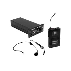 OMNITRONIC Set MOM-10BT4 Receiver module + Bodypack transmitter + Headset microphone