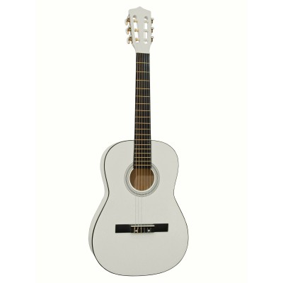 DIMAVERY AC-303 Classical Guitar 3/4, white