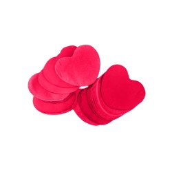 TCM FX Slowfall Confetti Hearts 55x55mm, red, 1kg