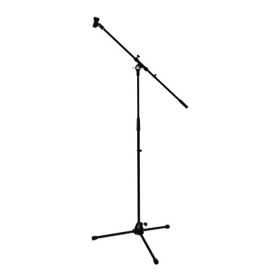 Mikrofono stovas OMNITRONIC Microphone tripod with boom, PRO bk