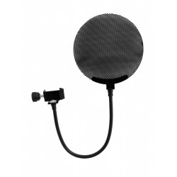 Mikrofono filtras OMNITRONIC Microphone pop filter metal, black