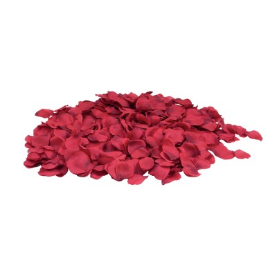 Dirbtiniai raudoni žiedlapiai 500vnt