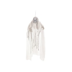 Ragana Helovynui EUROPALMS Halloween Witch, white, 170x50x20cm