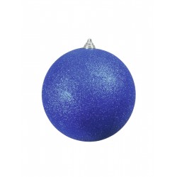 Kalėdinis žaislas burbulas EUROPALMS 20cm mėlynas