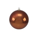 Didelis kalėdinis burbulas eglei EUROPALMS Decoball 30cm, copper