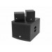OMNITRONIC Set MOLLY-12A Subwoofer active + 2x MOLLY-6 Top 8 Ohm, black