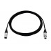 PSSO DMX cable XLR 5pin 1.5m bk Neutrik