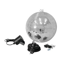 EUROLITE Mirror Ball Set 30cm with LED Spot EUROLITE Mirror Ball Set 30cm with LED Spot