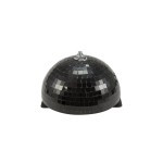 EUROLITE Half Mirror Ball 20cm black motorized