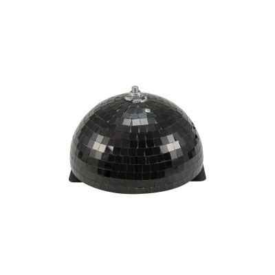 EUROLITE Half Mirror Ball 20cm black motorized EUROLITE Half Mirror Ball 20cm black motorized