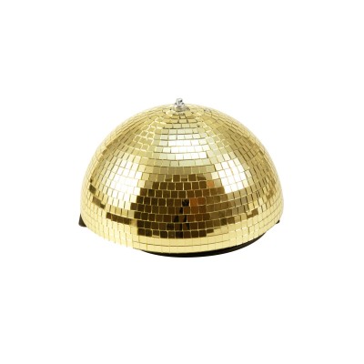 EUROLITE Half Mirror Ball 30cm gold motorized EUROLITE Half Mirror Ball 30cm gold motorized