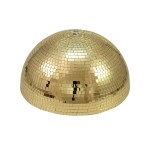 EUROLITE Half Mirror Ball 40cm gold motorized