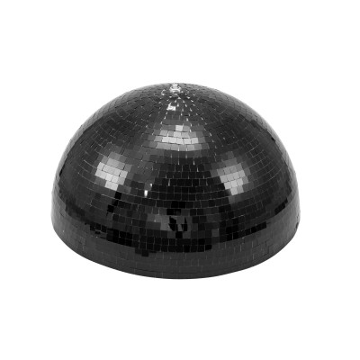 EUROLITE Half Mirror Ball 40cm black motorized EUROLITE Half Mirror Ball 40cm black motorized
