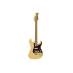 DIMAVERY ST-203 E-Guitar, vintage white