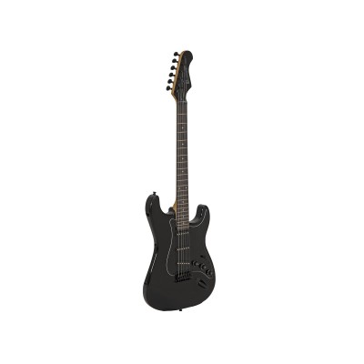DIMAVERY ST-203 Electric Guitar, gothic black DIMAVERY ST-203 Electric Guitar, gothic black
