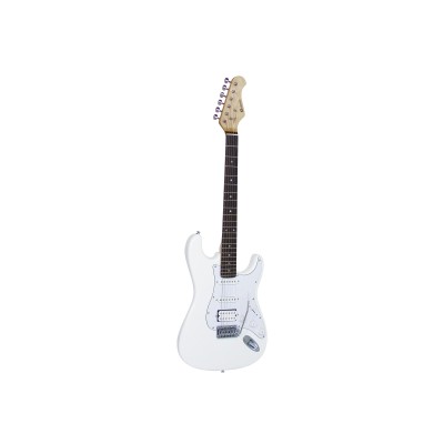 DIMAVERY ST-312 E-Guitar, white
