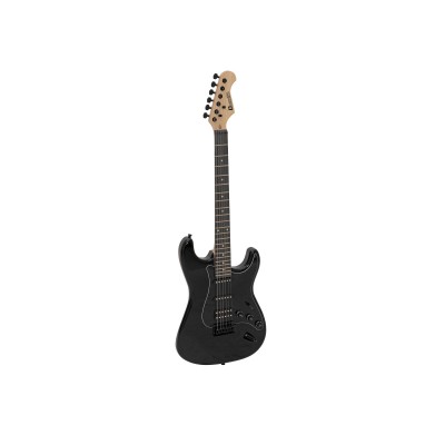 DIMAVERY ST-312 Electric Guitar, black/black DIMAVERY ST-312 Electric Guitar, black/black